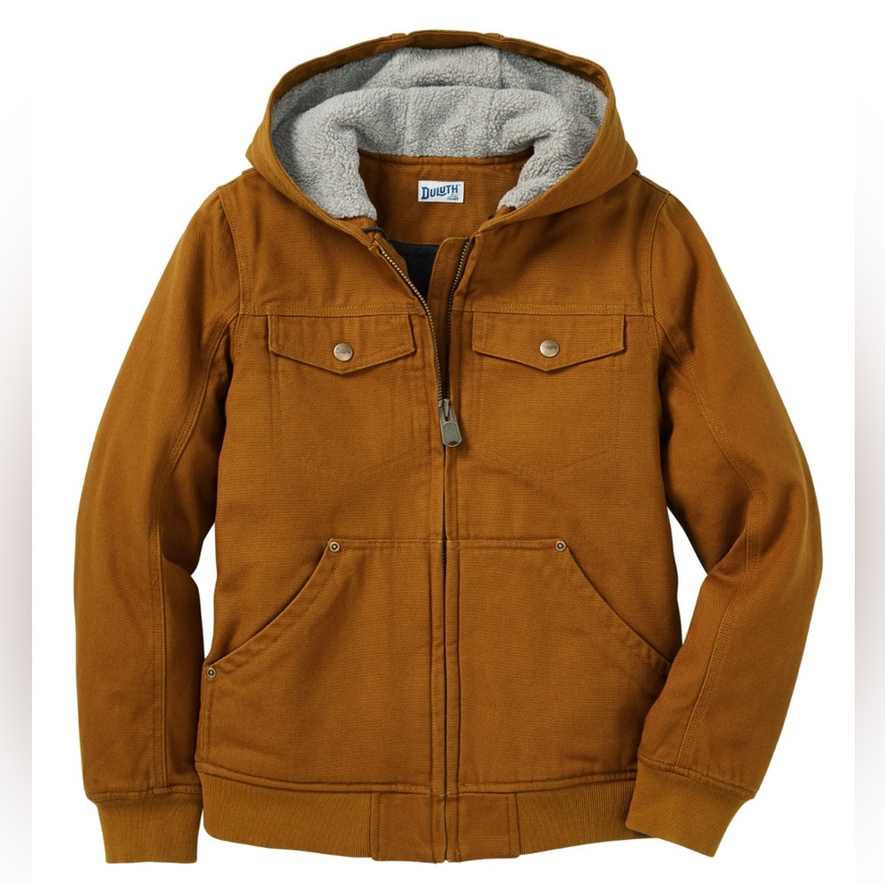 NWOT Duluth Women's Superior Fire Hose Insulated Hooded Jacket